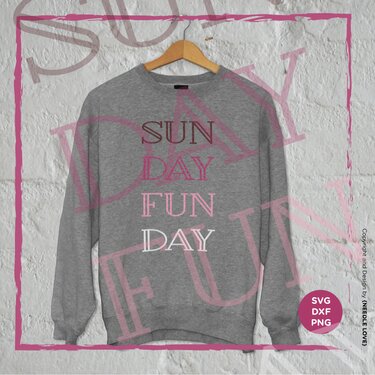 Plotterdatei Sunday Funday - Plotting