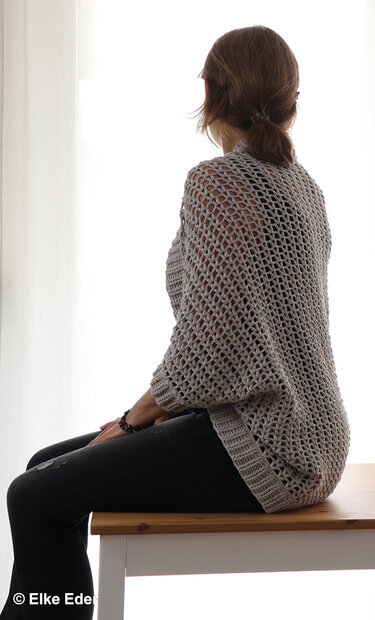 Seelenwärmer, Jacke, Cardigan "kleine Auszeit" - Häkelanleitung - Bild 7
