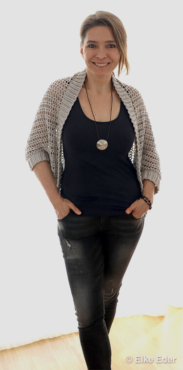 Seelenwärmer, Jacke, Cardigan "kleine Auszeit" - Häkelanleitung - Bild 15
