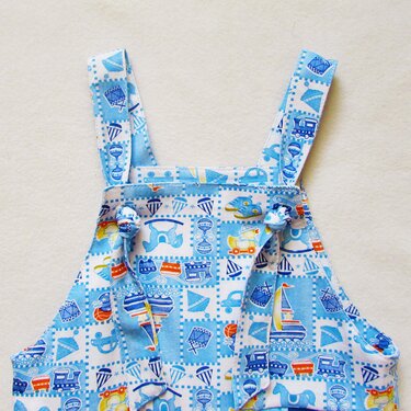 Romper for baby, toddler, girl, boy jumpsuit,to fit 6 months to 3 years. - Sewing