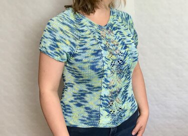 Strickanleitung für Raglanshirt Violetta