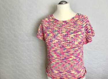 Strickanleitung für Raglanshirt Petunia