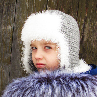 Hat earflap crocheting pattern - Image 3