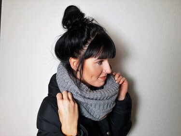 135 Strickanleitung Schlauchschal Tube Wurm - Bild 2