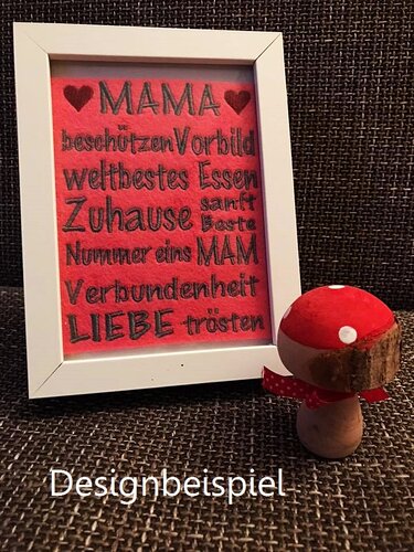 Stickdateien DieBesten Mama/Papa/Oma/Opa für den 13x18 Rahmen - Sticken