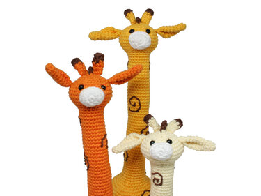 3 Giraffes - Crochet Pattern