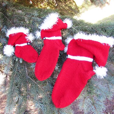 Socks for Santa’s Helper, Christmas gift - Knitting
