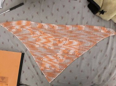 Motivtuch Elefantenmama mit Kinder - Häkeln