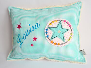 Stickdatei Stern doodle 2er SET 10x10cm - Sticken