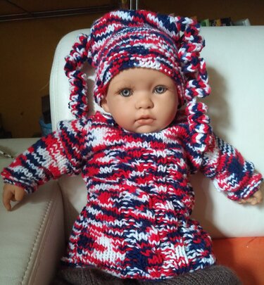 Babypullover mit dazupassender Mütze - Bild 7