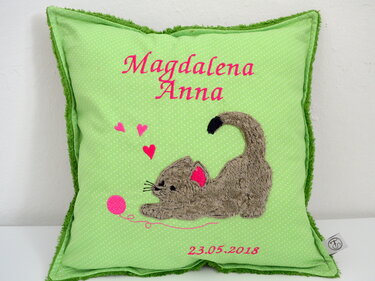 Stickdatei Katze doodle 3er SET für den 13x18cm Rahmen - Sticken