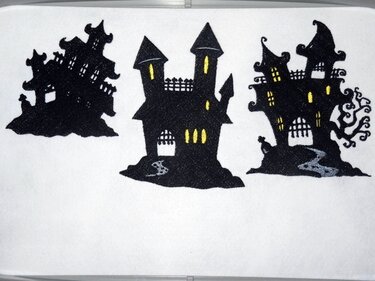Halloween Silhouette Stickdatei - Sticken