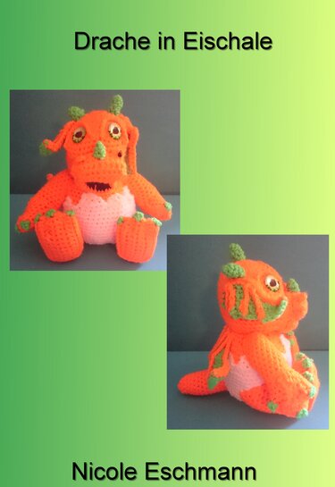 Drache in Eischale Häkelanleitung