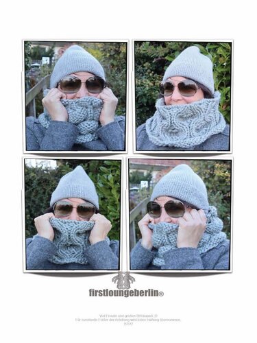 Bubble Wende-LOOP Strickanleitung - UNISEX Strickloop - von firstloungeberlin - Bild 4