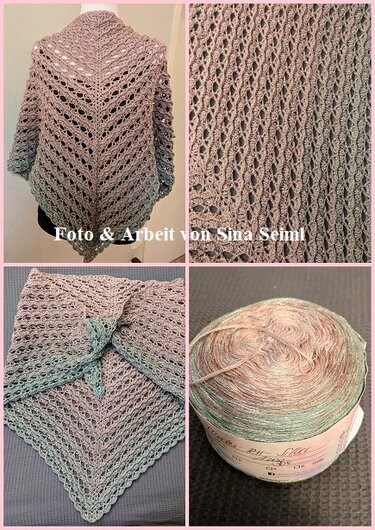 Tuch   „Muschelnetz“ - Bild 2