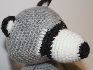 Häkelanleitung Waschbär Willy