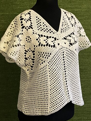 Vier-Granny-Top für den Sommer - Häkelanleitung - Bild 8