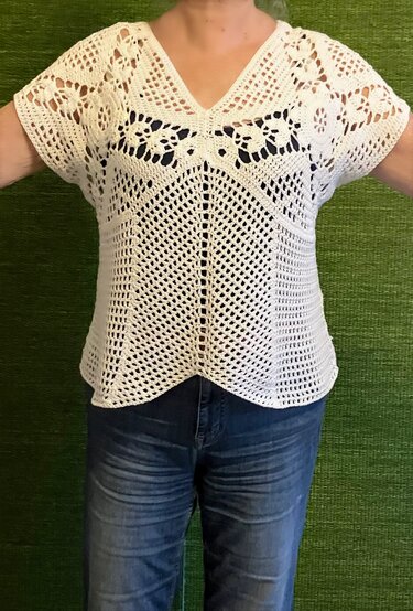 Vier-Granny-Top für den Sommer - Häkelanleitung - Bild 9