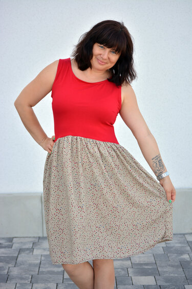 Sannys Mixkleid – Gr 32-64 – E-Book und Nähanleitung