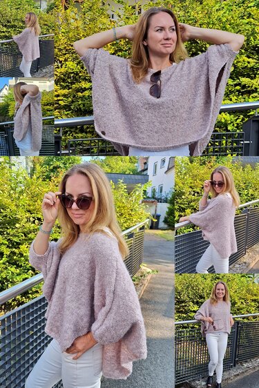 Ponchopullover „Eugenia“ - Stricken