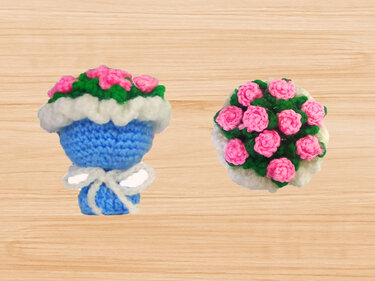 Crochet Flowers Bouquet Pattern