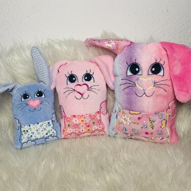 Stickdatei Hase mit Tasche In the Hoop, Osterhase Set 2508 - Sticken