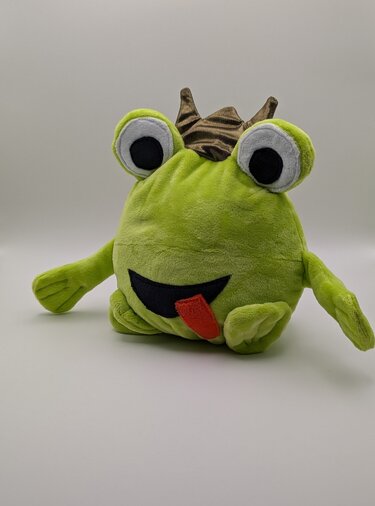reversible cuddly toy "Krempeltier" frog Level 1 - sewing instruction