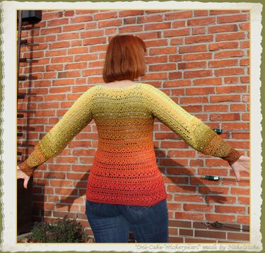 Häkelanleitung "One-Cake-Wickerpearl" - Pullover S-XXL