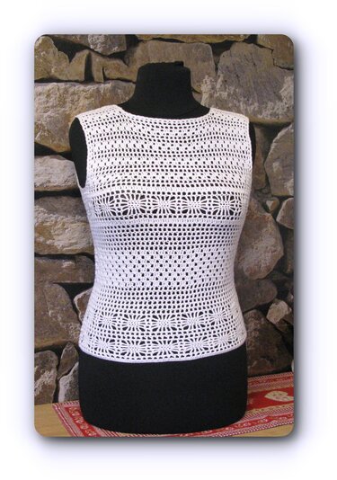 Häkelanleitung luftiges Sommertop Tina - Bild 9