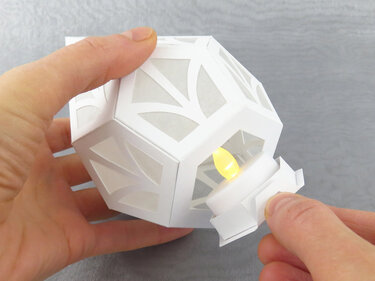 Tischleuchte – Kornähren – Bastelanleitung und Vorlagen