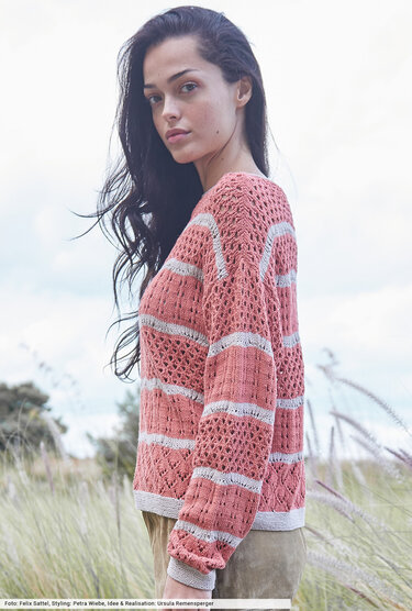 Gestreifter Mustermix - Stricken