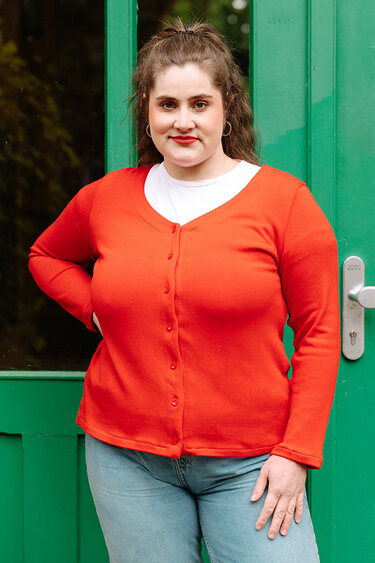 Cardigan Schnittmuster Strickjacke Damen XS-XXXL Langarm Jacke Jäckchen - Nähen