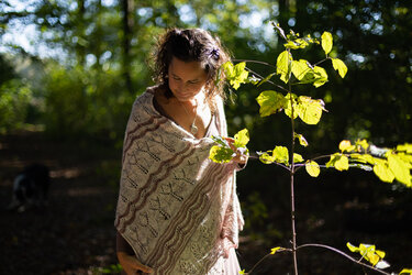 Anleitung Schutzengel Schal / Stola - Stricken