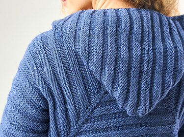 KAPUZENPULLOVER FRONTLOOK, gestrickt - Bild 9
