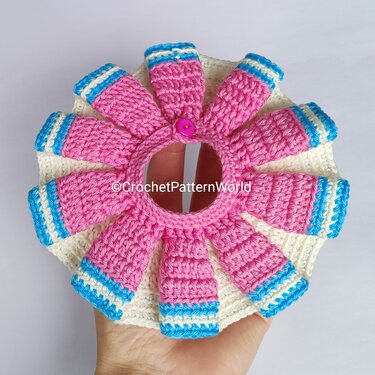 Cheerleader outfit  crochet pattern for the Astrid doll (30 cm/11,8 inch).