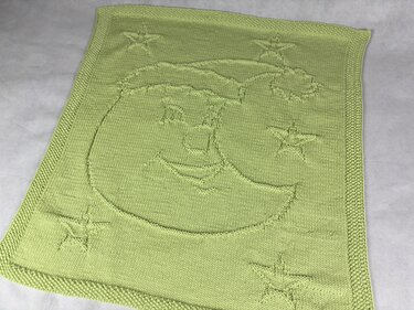 Babyblanket Moonlight – Knitting Instructions
