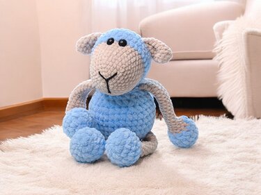 Häkelanleitung Schäfchen – Amigurumi Lamm PDF Anleitung - Bild 7