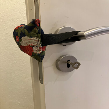 Klemmschutz für die Tür nähen