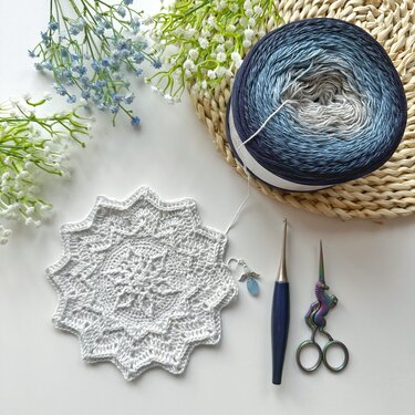 Star of Hunor Blanket - Crochet