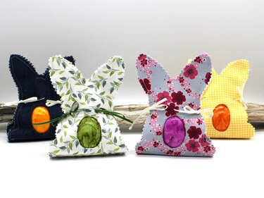 Nähanleitung Hase Hasenverpackung für ein Ei