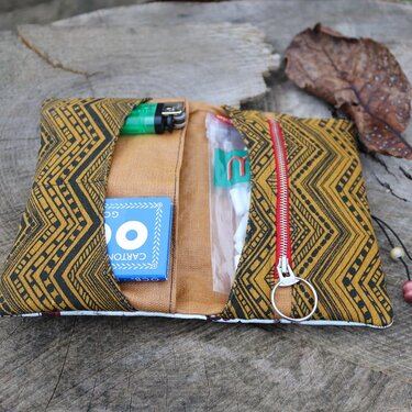 Digitale Nähanleitung Tabaktasche Tibro und Schnittmuster PDF