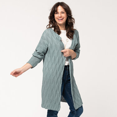 Strickanleitung Damenlongjacke "Amazonas" 765162 - Bild 2