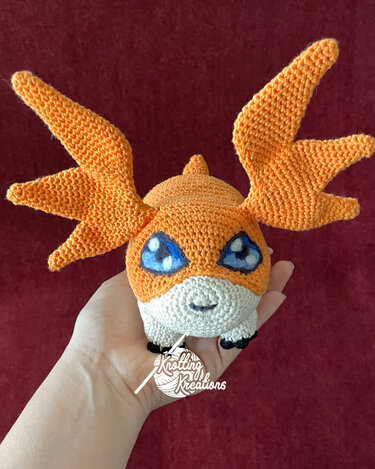 Digital Monster Winged Creature- Amigurumi - Crochet Pattern/PDF