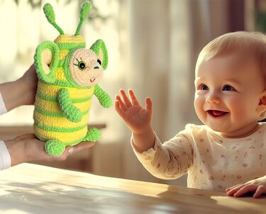 Amigurumi Alien. Crochet Pattern PDF.