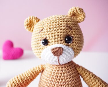 Häkelanleitung Bärchen Valentino - PDF Datei deutsch
