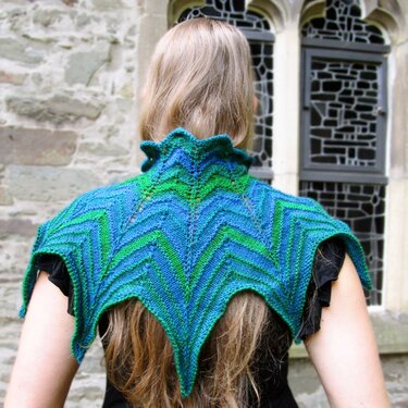 Dragon Cowl, Halswärmer, Strickanleitung für Erwachsene - Bild 2