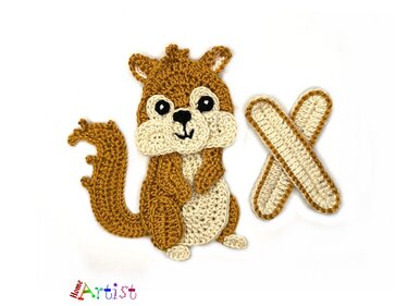 Crochet Animal Alphabet X Xeruse