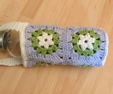 Häkelanleitung Handytasche und Flaschentasche "Granny"