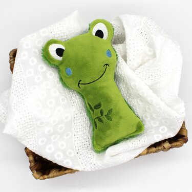Stickdatei Frosch ITH Rassel Kuscheltier - Sticken