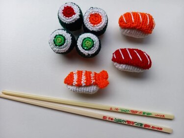 Sushi Set - Häkeln